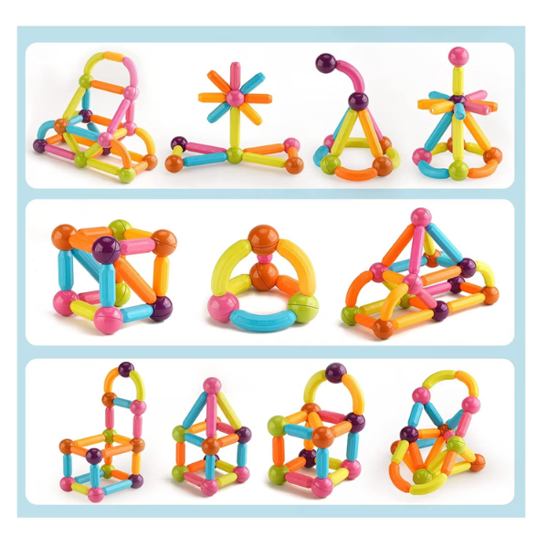 MagneticKids™ Juego de Bloques Magnéticos (36/46 Piezas)