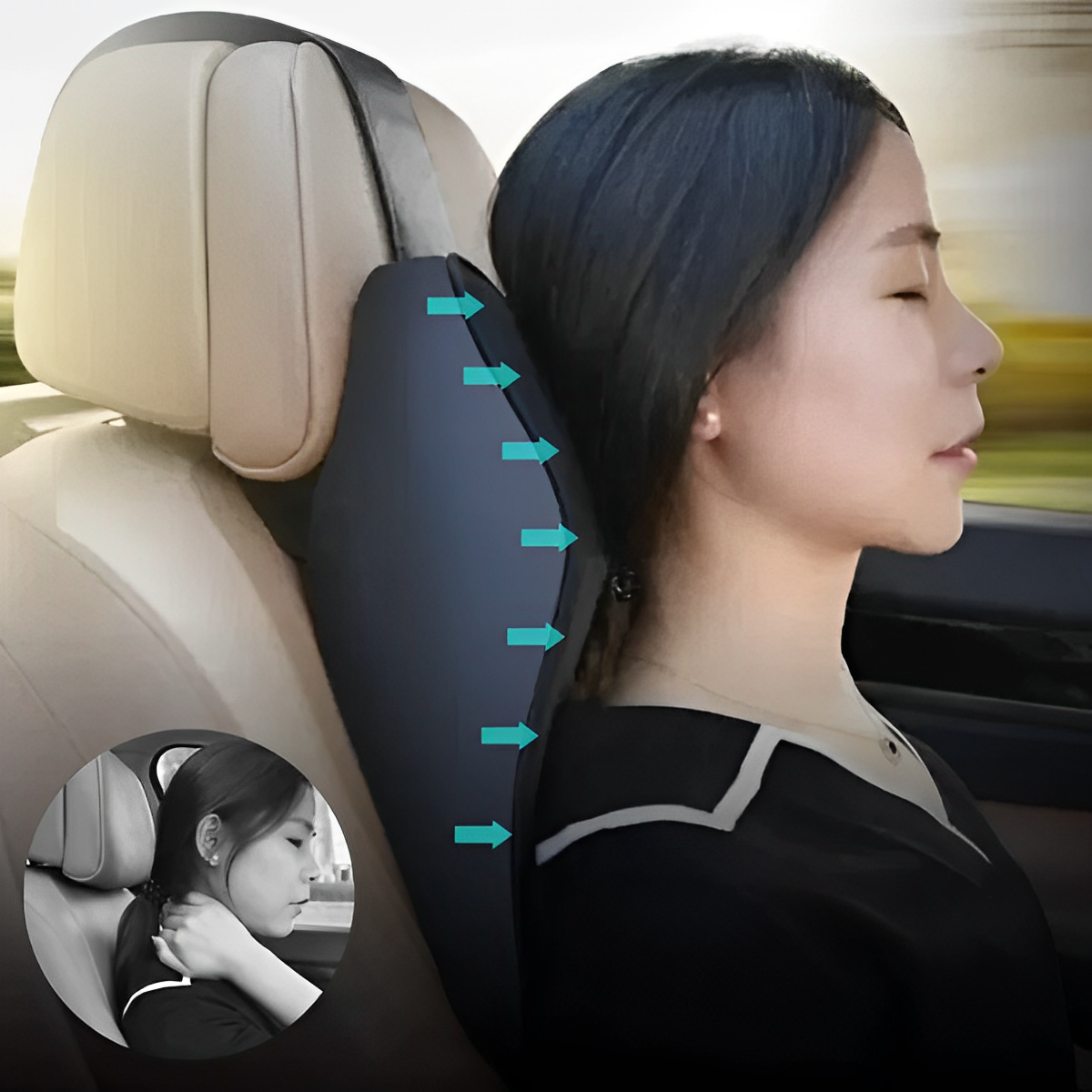 Neck Pillow™ - Almohadilla Ergonómica para Carro