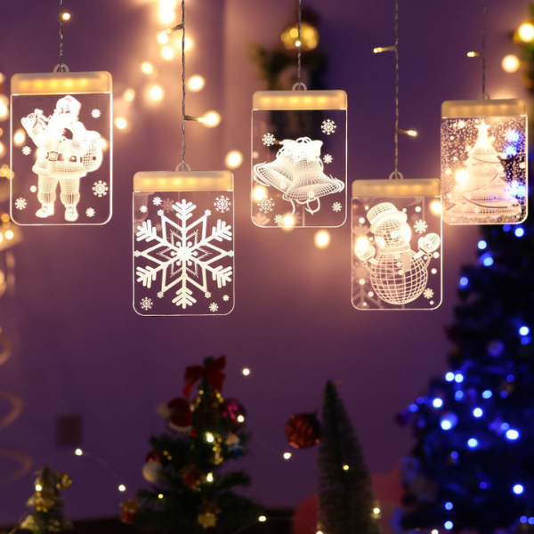 3D Christmas™- Luces LED Colgantes