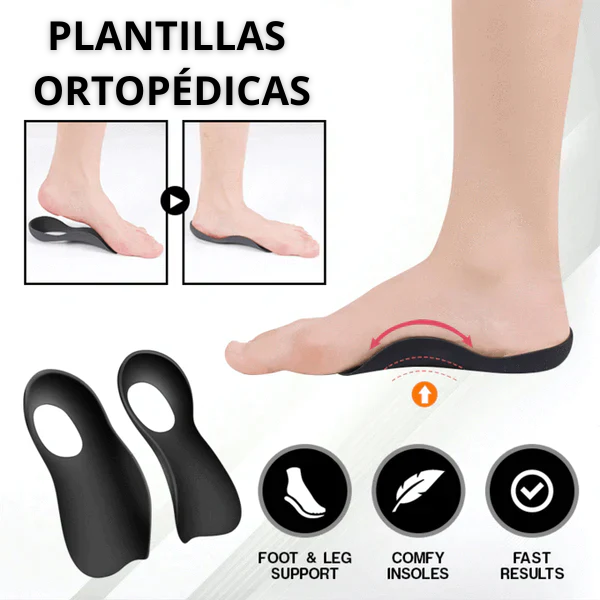 Plantillas Para Pie Plano - Ortopédicas. PROMOCIÓN 2 PARES x SOLO