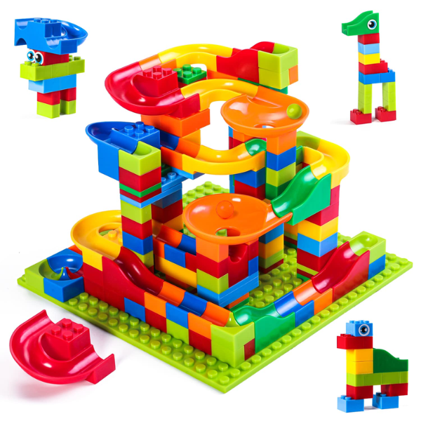 Funny Track™ Pista de Bloques de Construcción 3D (168 Pcs)