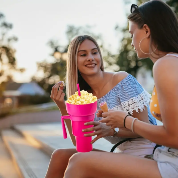 ComboSnack 2 en 1™ -  Vaso Doble Para Tu Comodidad