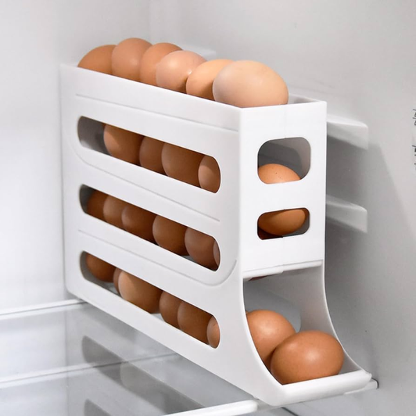 Practi-Egg™ Organizador de Huevos 4 Niveles (30 Puestos)