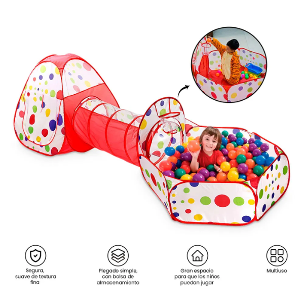 Playland Kids™ Carpa 3 en 1 (No incluye pelotas)