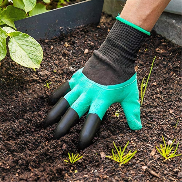 GardenGloves™ - 1 Par de Guantes de Jardinería (4 Garras)