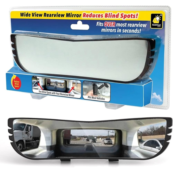 AngelView™ Retrovisor Panorámico de 160° | Reduce Puntos Ciegos 🚘