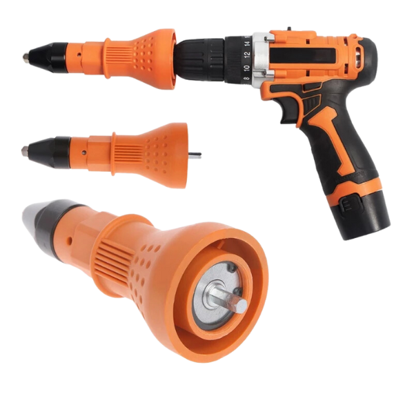 Rivet Drill™ Adaptador de Taladro Para Remaches (No Incluye Taladro)