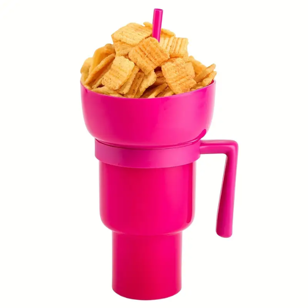 ComboSnack 2 en 1™ -  Vaso Doble Para Tu Comodidad