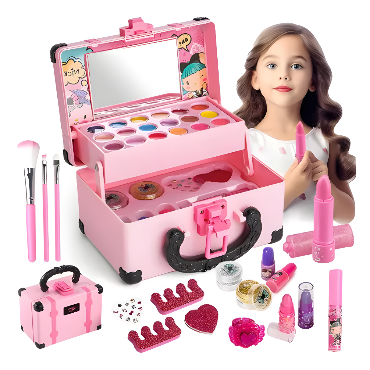 PrinceSet™ Kit de Maquillaje Para Pequeñas Princesas