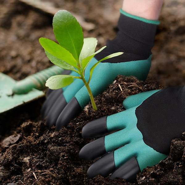 GardenGloves™ - 1 Par de Guantes de Jardinería (4 Garras)