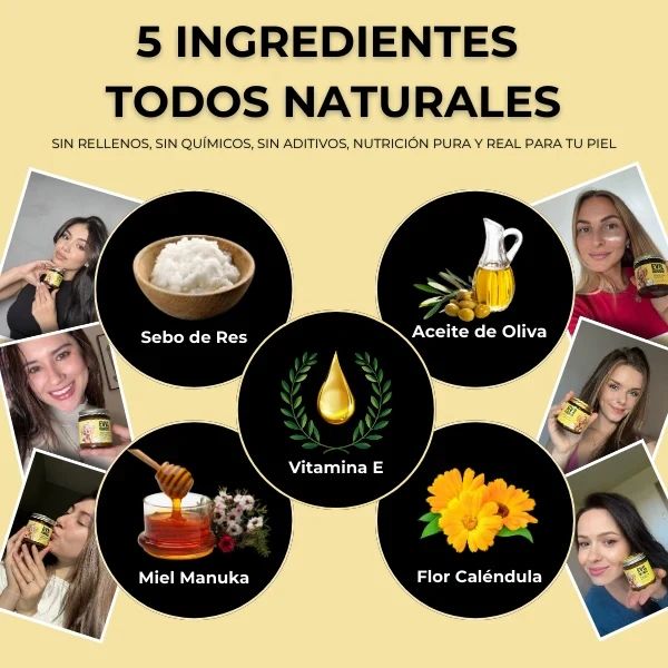 EVIL GOODS® Crema Facial con Sebo de Res
