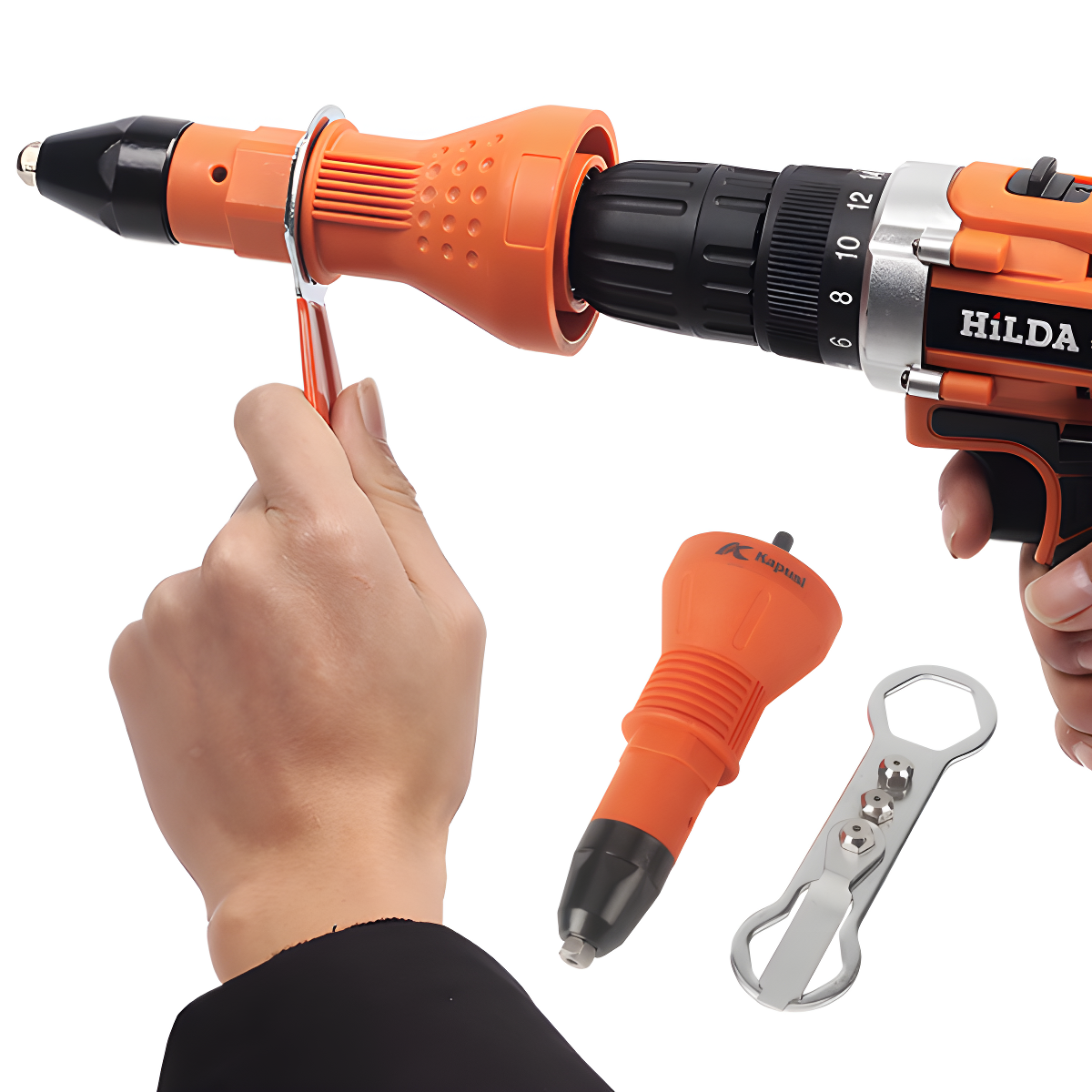 Rivet Drill™ Adaptador de Taladro Para Remaches (No Incluye Taladro)