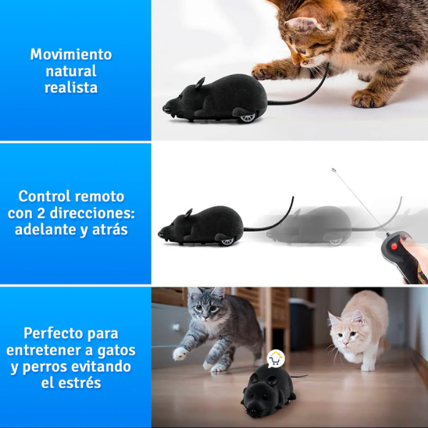 Funny Mouse™ Entretenimiento Para Tu Gato/Control Remoto