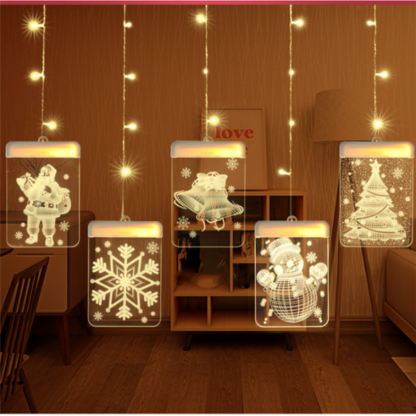 3D Christmas™- Luces LED Colgantes