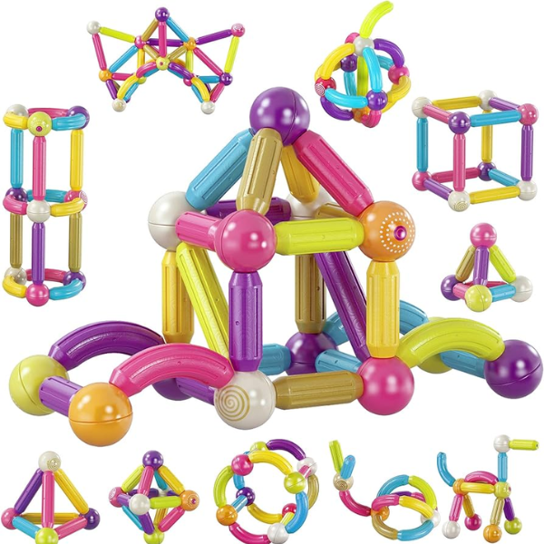 MagneticKids™ Juego de Bloques Magnéticos (36/46 Piezas)