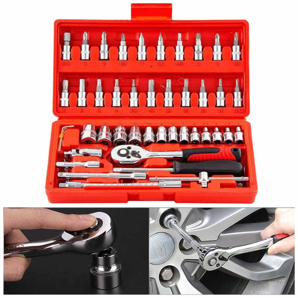 Multi-Wrench™ Kit Llaves de Tubo Para Reparaciones (46 Pcs)