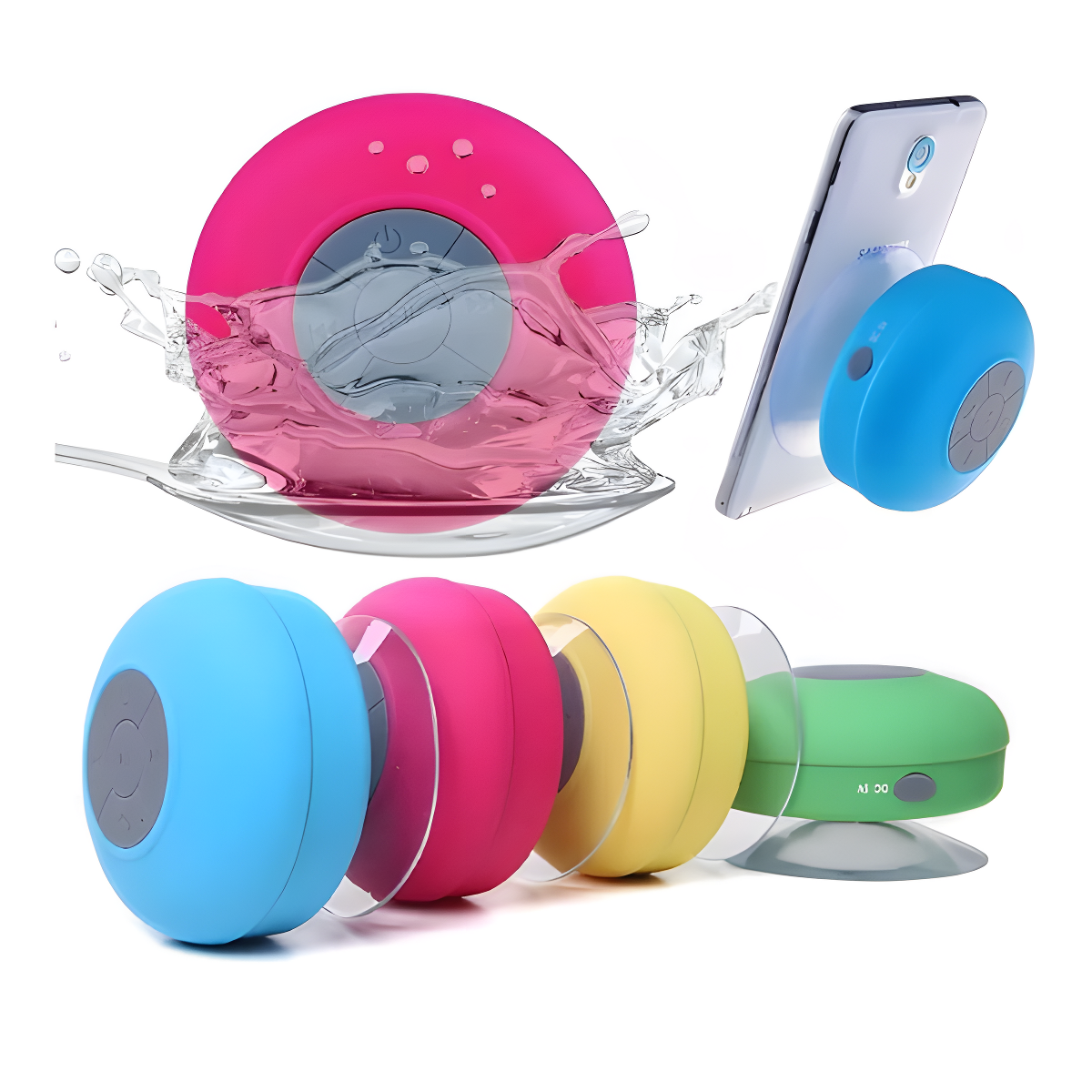 WaterMusic™ Parlante Inalámbrico Con Bluetooth Para Ducha