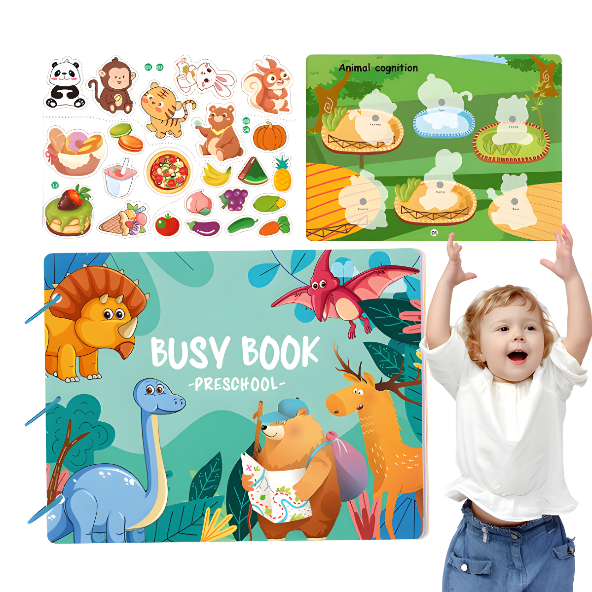 Busy Book™ Libro Interactivo Montessori Para Niños