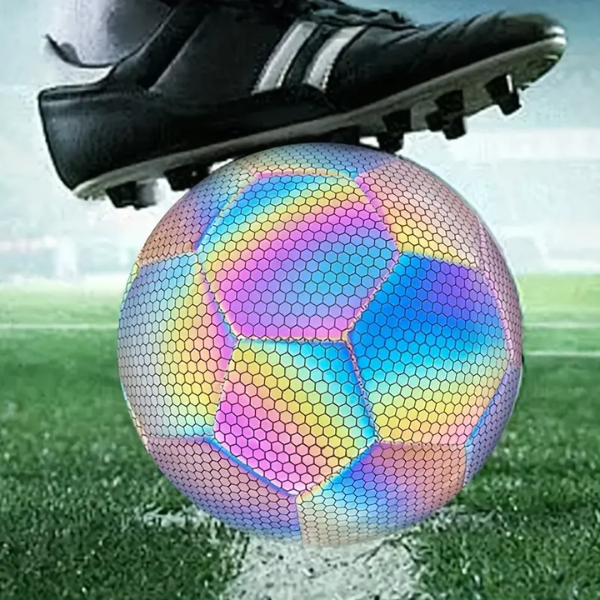 LuminousFut™ Balón de Fútbol Reflectivo ⚽