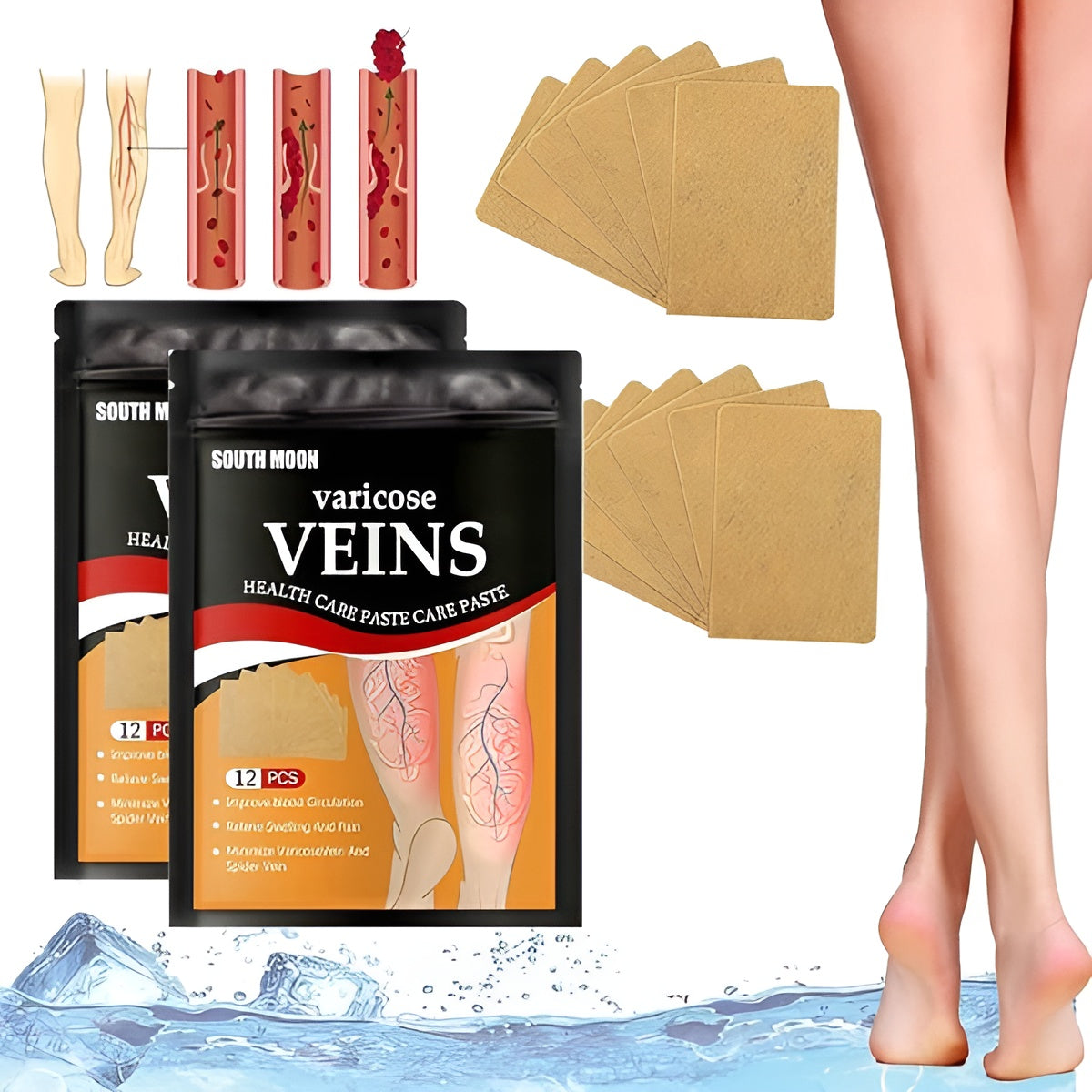 Varicose™ Parches Herbales Para Piernas Cansadas (2x1)