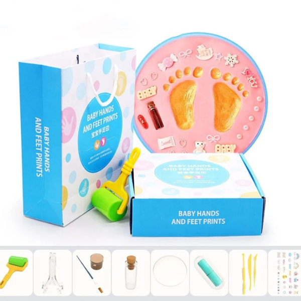 Baby Memories™👶🏻 Kit de Impresión Para Huellas de Bebé