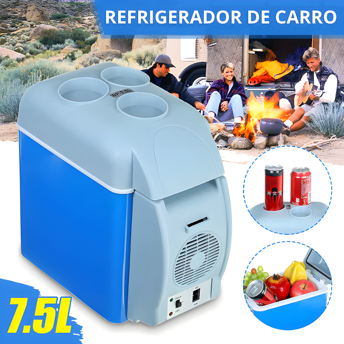 PowerCool™ Refrigerador Eléctrico/Portátil Para Carro