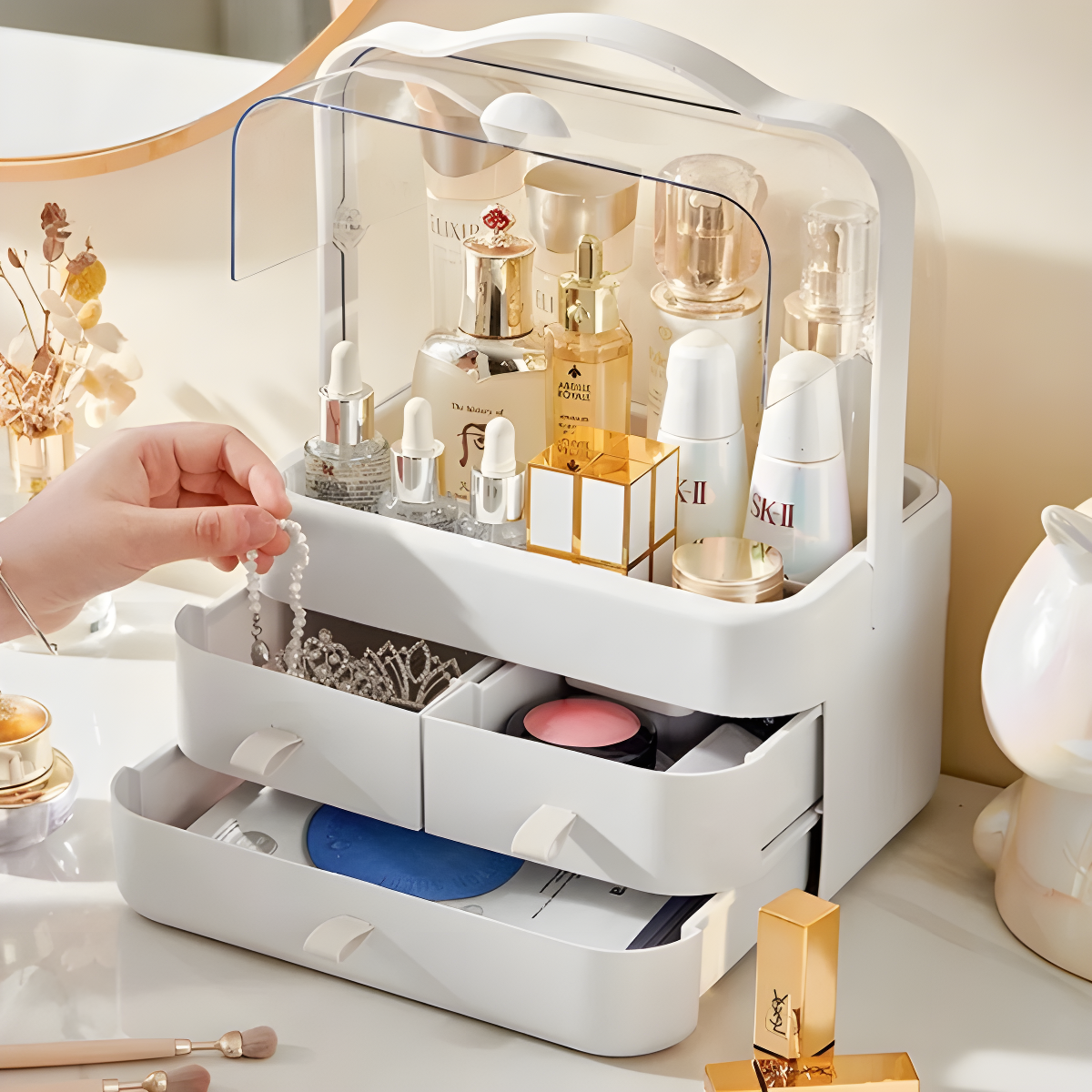 CosmeticBox™ Organizador de Cosméticos Portátil 💄