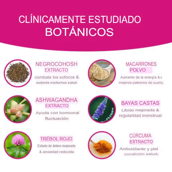 Meno-Chill™ Vitaminas Para Aliviar Síntomas de Menopausia