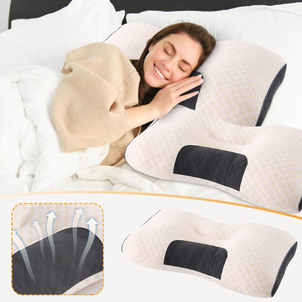 Súper Combo de (2) Almohadas Ortopédicas (Cuello/Entrepiernas)