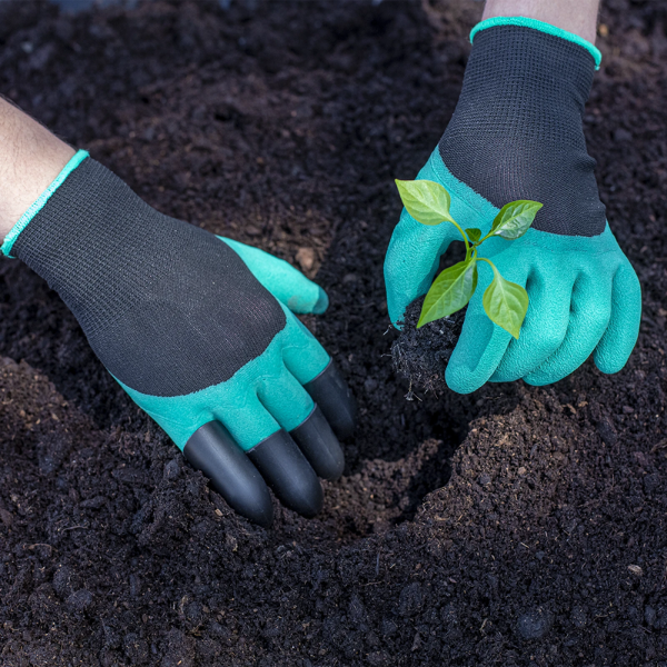 GardenGloves™ - 1 Par de Guantes de Jardinería (4 Garras)