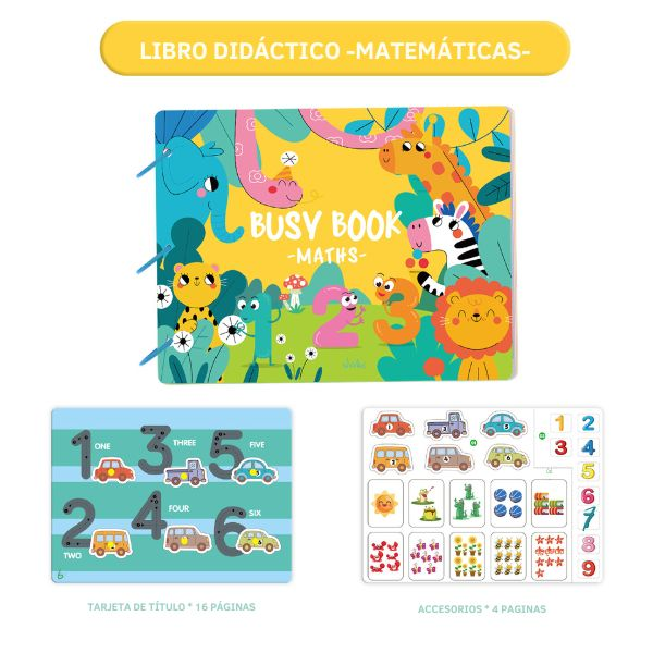 Busy Book™ Libro Interactivo Montessori Para Niños