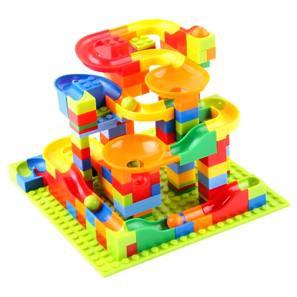 Funny Track™ Pista de Bloques de Construcción 3D (168 Pcs)