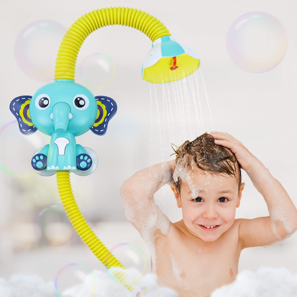 ElephanKids™ Divertida Ducha Eléctrica Para Bañera 🐘💦