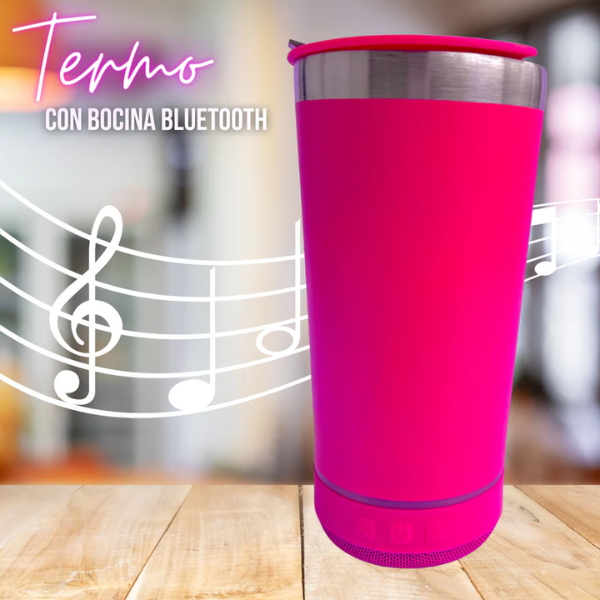 GlassPro™ Termo Con Luces & Parlante Bluetooth