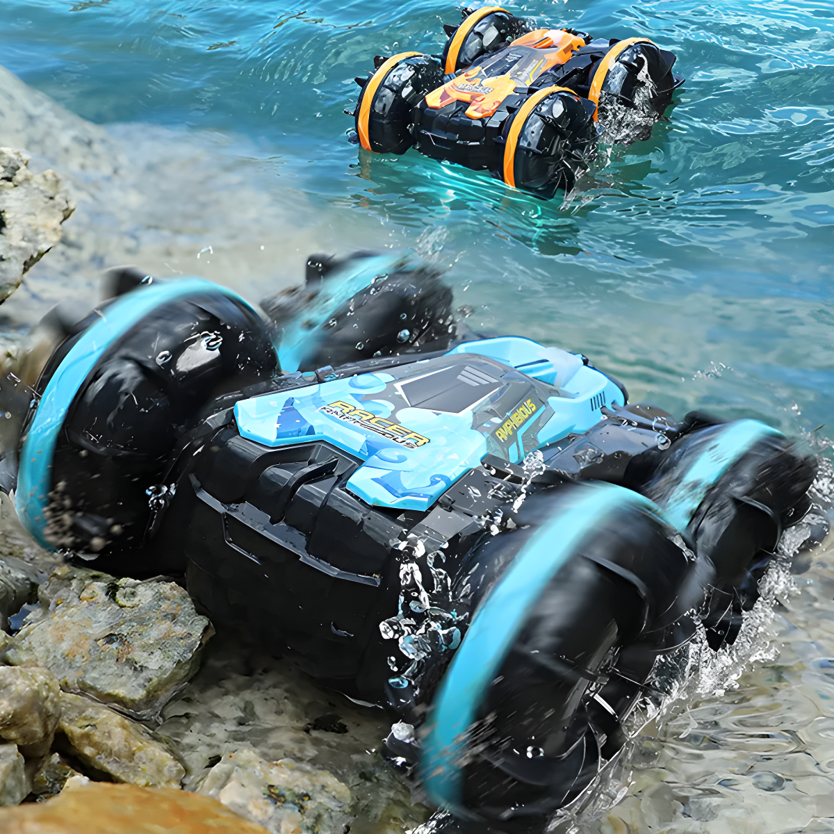 All-Terrain™ Carro A Control Remoto Acrobático/Todoterreno 🌊