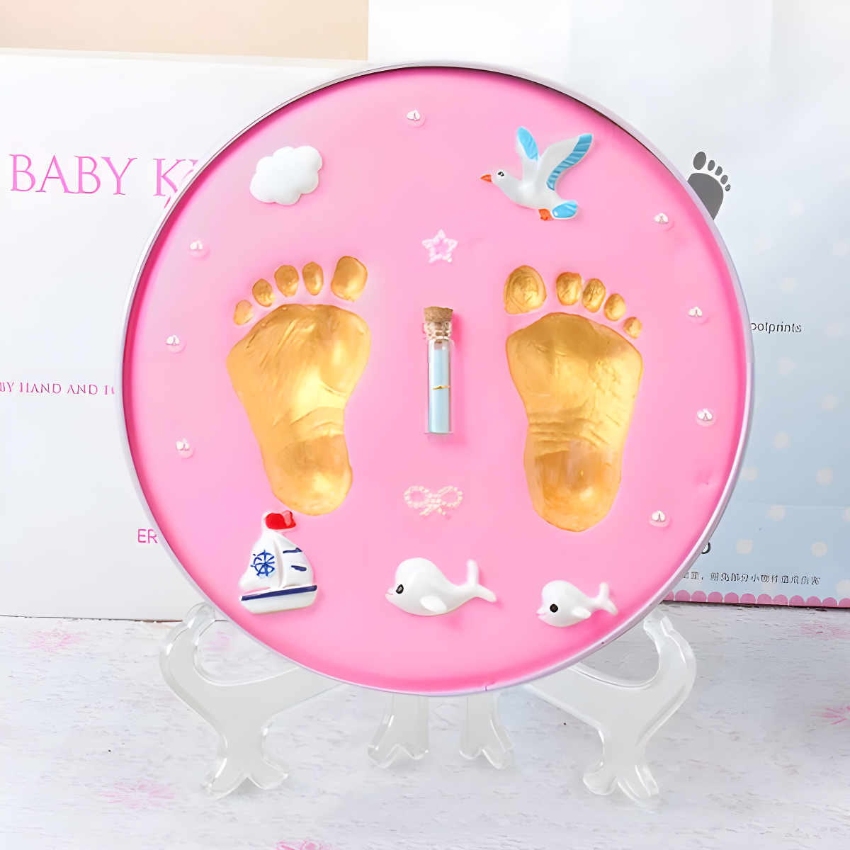 Baby Memories™👶🏻 Kit de Impresión Para Huellas de Bebé