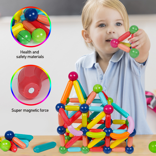 MagneticKids™ Juego de Bloques Magnéticos (36/46 Piezas)