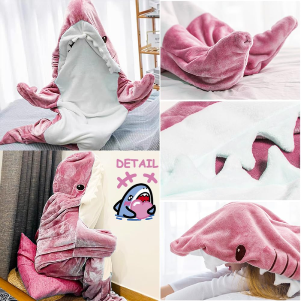 TrendShark™ Manta De Tiburón Para Niños (Altura Max. 1.60 cm)