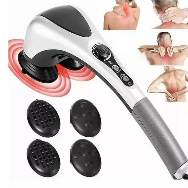 PowerRelax™ Masajeador Profesional Con Doble Cabezal