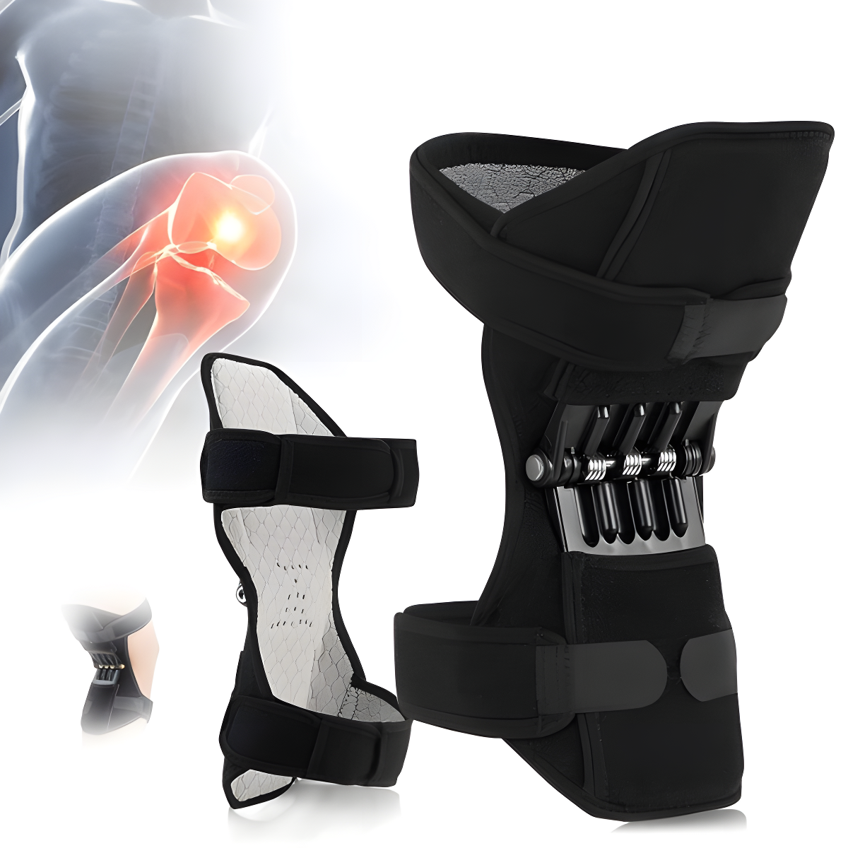 Confort-Knee™  Par de Rodilleras Con Soporte Articular