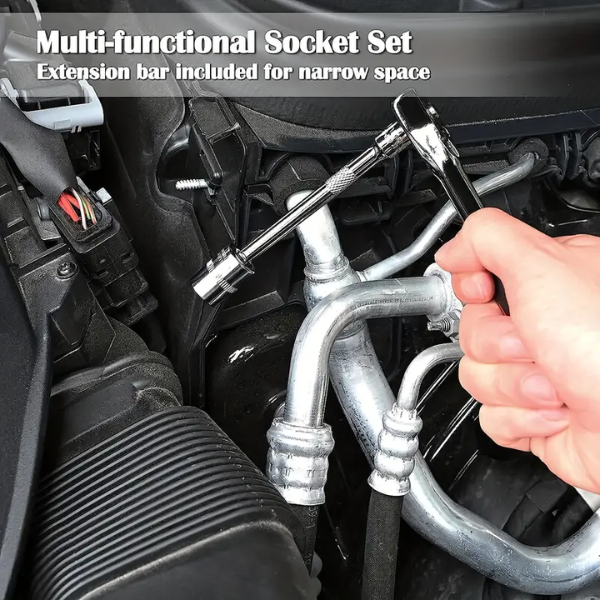 Multi-Wrench™ Kit Llaves de Tubo Para Reparaciones (46 Pcs)