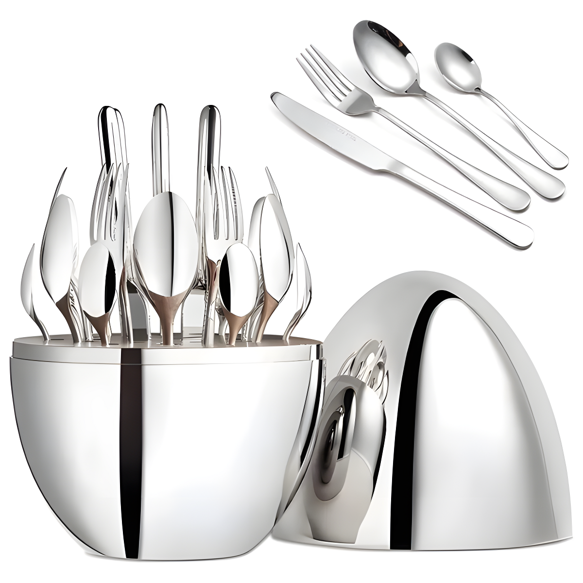 Luxury-Egg™ Exclusivo Set de Cubiertos (24 pcs)