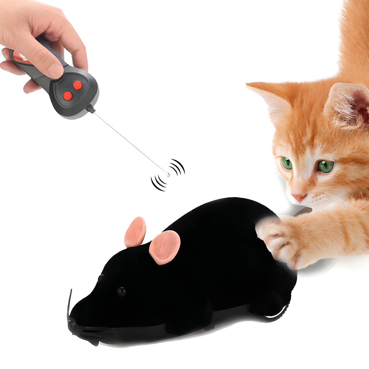 Funny Mouse™ Entretenimiento Para Tu Gato/Control Remoto