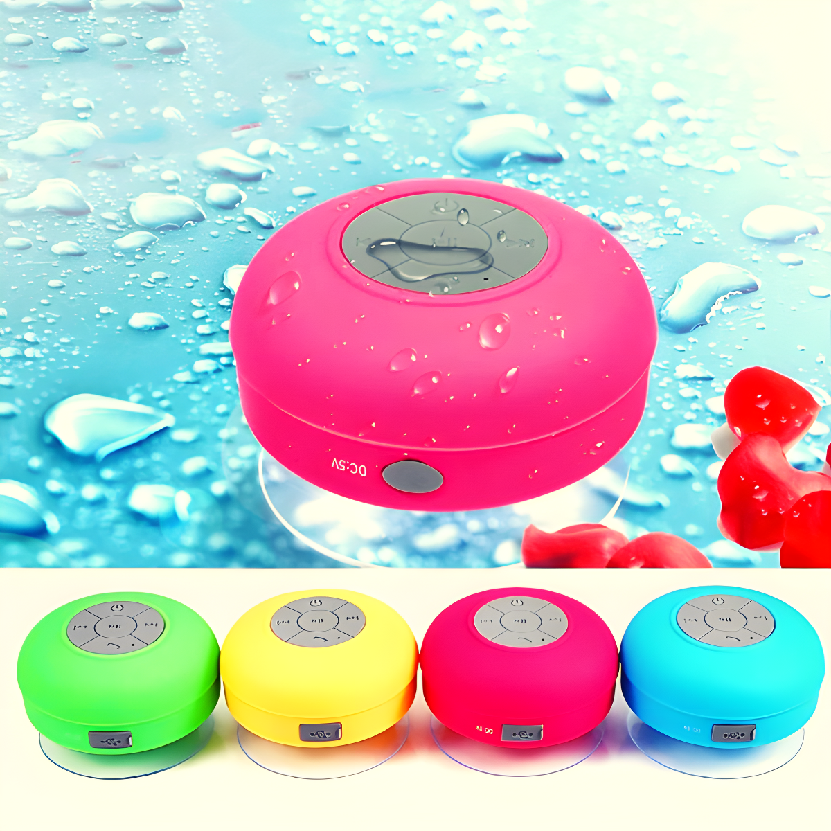 WaterMusic™ Parlante Inalámbrico Con Bluetooth Para Ducha