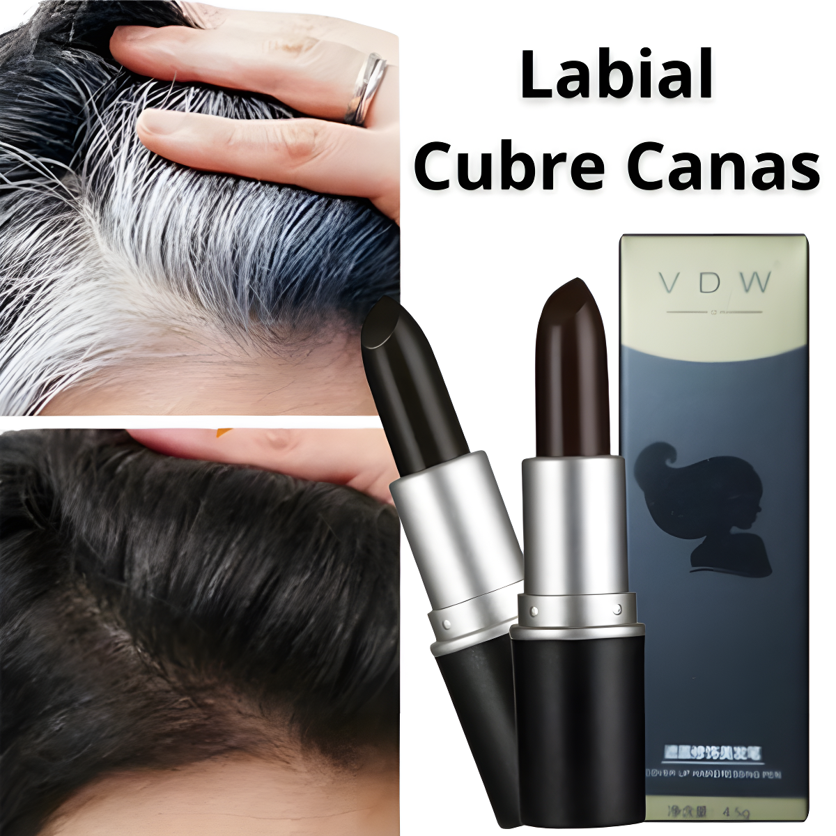 Hair-Fresh™ Lápiz Labial Cubre Canas