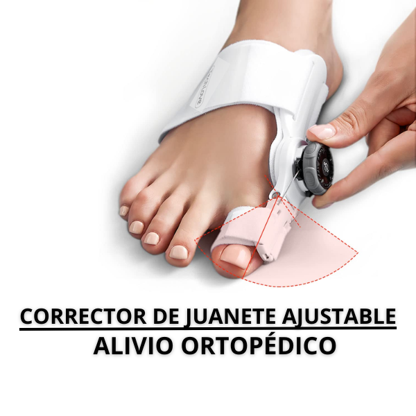 Corrector de Juanete Ajustable - Alivio Ortopédico