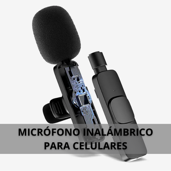 Micrófono Inalámbrico para Celulares