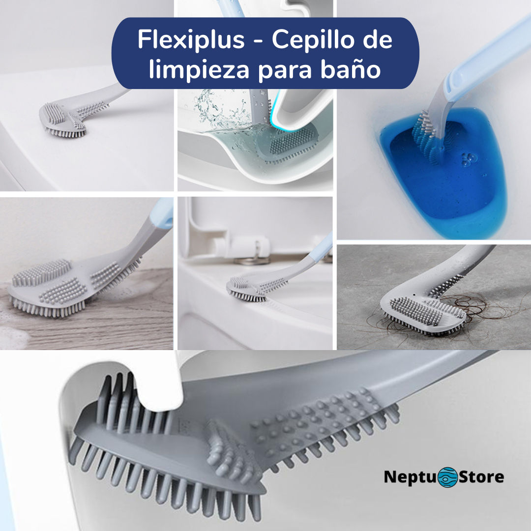 Flexiplus - Cepillo de limpieza para baño