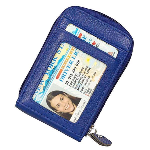 RFID Genuine Leather Card Holder