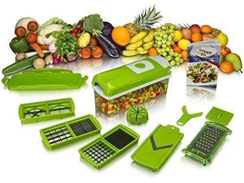 1 pc. green black 12 in 1 multi-function vegetable slicer cutter